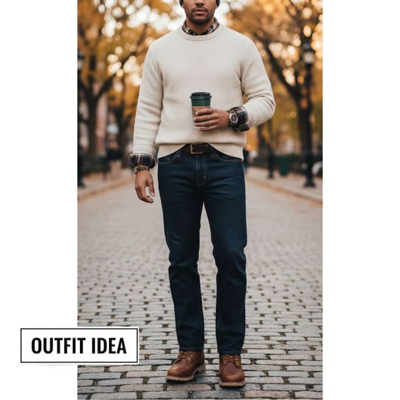 NWT Old Navy Jeans Medium Wash Denim Wow Loose Built-In Tough Rugged Mens 32x34 - Picture 13 of 13